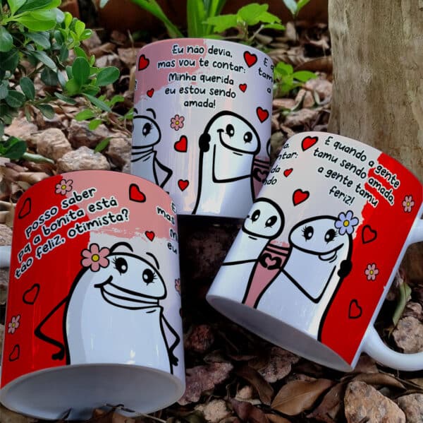 ESTAMPA TAMU SENDO AMADA FLORK CANECA