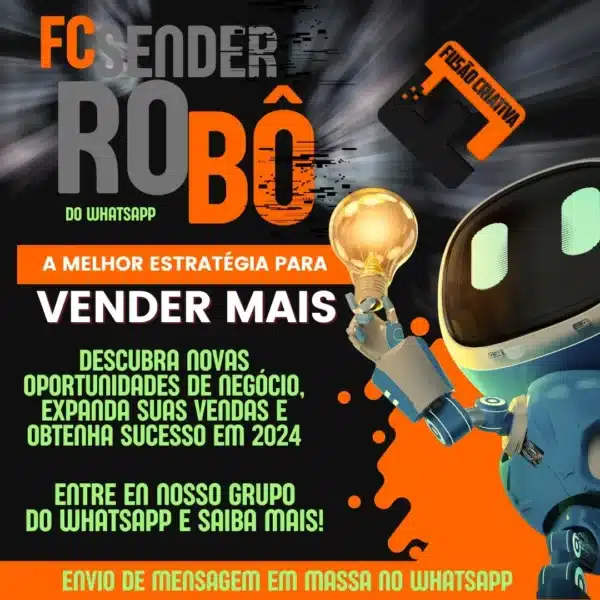 FC Sender – Robô de Whatsapp – 1 ano