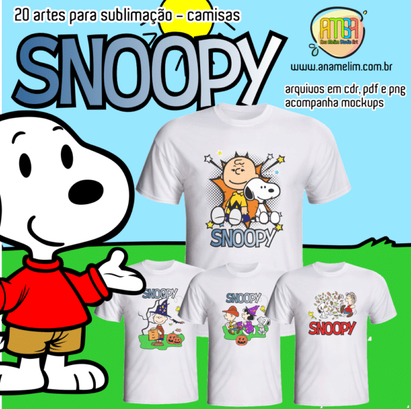 ESTAMPAS SNOOPY V1 CAMISAS