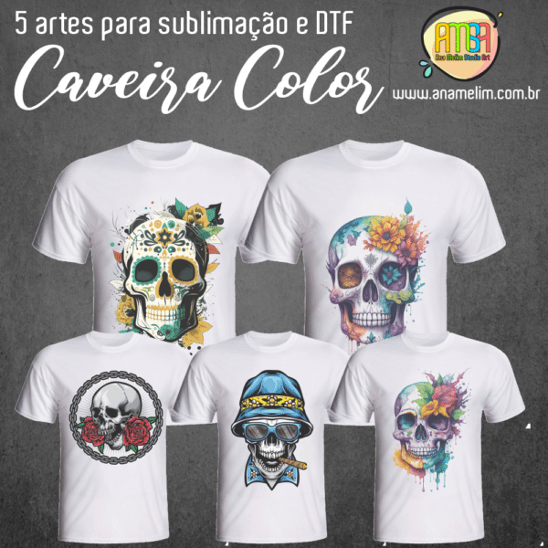 ESTAMPAS CAVEIRA COLOR CAMISA