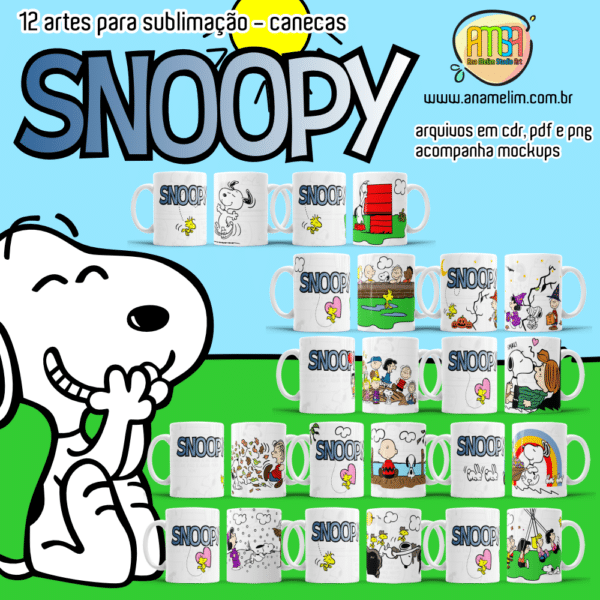 ESTAMPAS SNOOPY V1 CANECAS