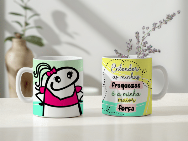 ESTAMPA FLORK FRASES CANECA - Image 2