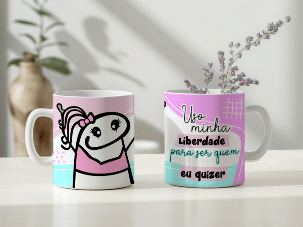 ESTAMPA FLORK FRASES CANECA - Image 3